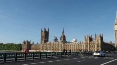 LONDON, İngiltere - CIRCA ECTOBER 2022: Parlamento Evleri Nam-ı diğer Westminster Sarayı