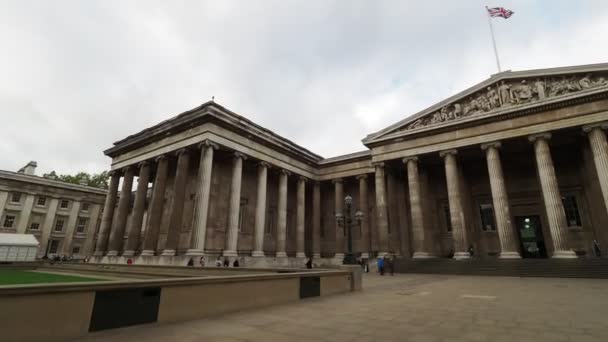 ロンドン イギリス Circa 2022年10月 ブルームズベリーの大英博物館 — ストック動画