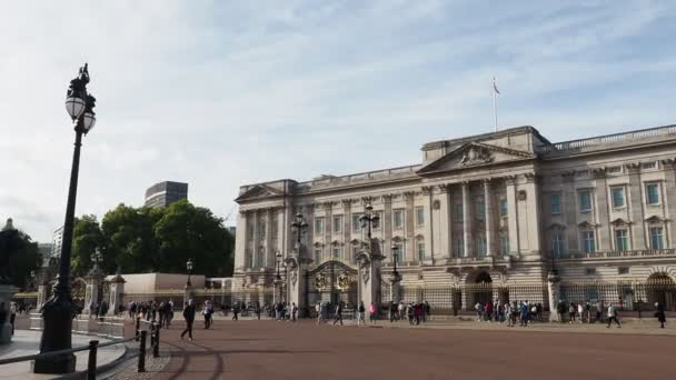 London Circa Październik 2022 Pałac Królewski Buckingham — Wideo stockowe