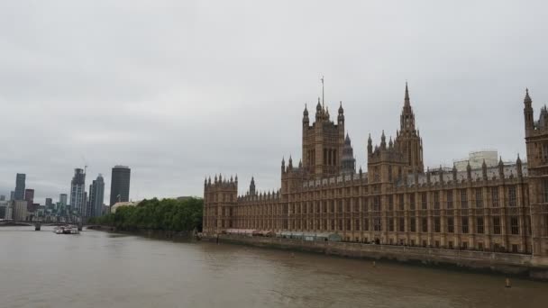London Circa Październik 2022 Domy Parlamentu Vel Pałac Westminsterski — Wideo stockowe