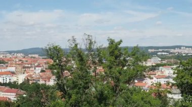 Çek Cumhuriyeti 'nin Brno kentinin hava manzarası
