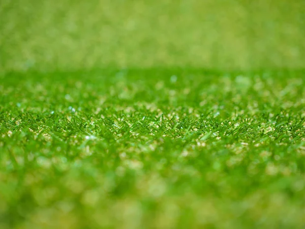 Industrial Style Green Artificial Synthetic Grass Meadow Texture Useful Background — Stock Photo, Image