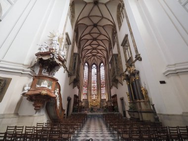 BRNO, CZECH REPUBLIC - CIRCA SEPTEMBER 2022: Katedrala svateho Petra a Pavla tercümesi Aziz Peter ve Paul Katedrali