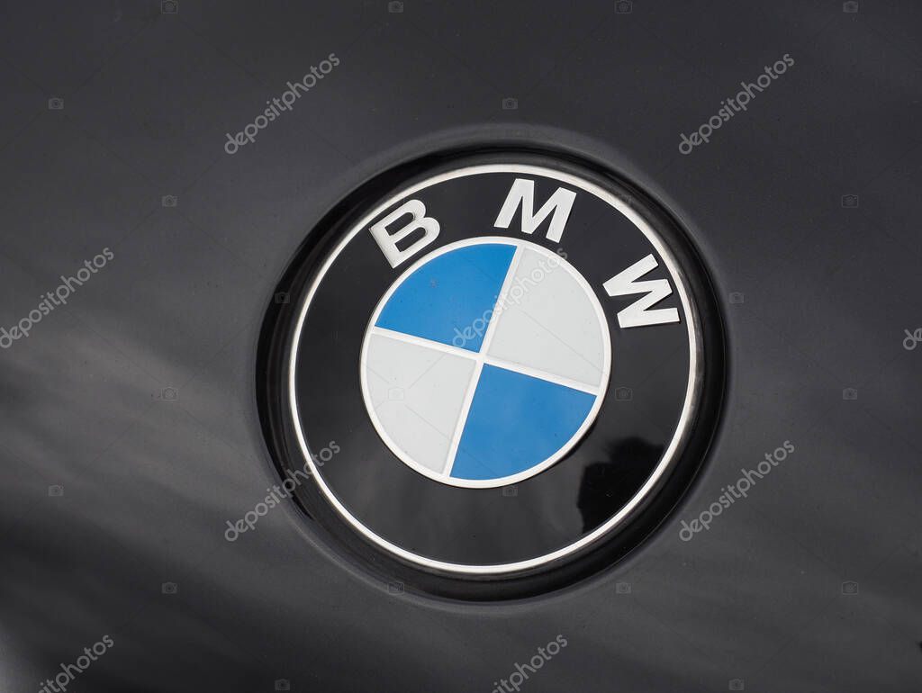 MUENCHEN, GERMANY - CIRCA OCTOBER 2022: BMW sign
