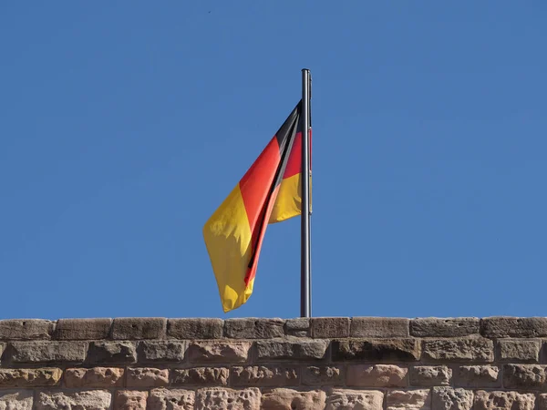 Duitse Nationale Vlag Van Duitsland Europa — Stockfoto