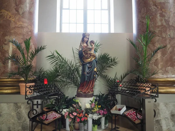 Nuernberg Germany Circa June 2022 Statue Virgin Mary Holding Jesus — ストック写真