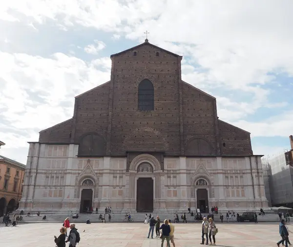 Bologna Italië Circa September 2022 San Petronio Vertaling Sint Petronius — Stockfoto