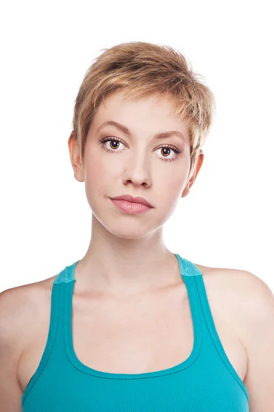 güzel bir kadın modeli portresi