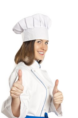 başparmak kadar neşeli genç aşçı