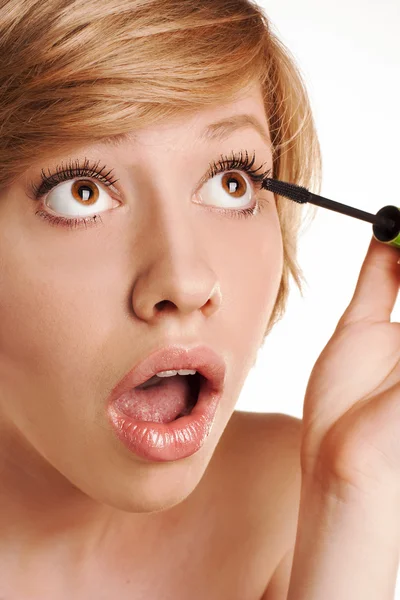 Make-up. Long Eyelashes — Stock Photo, Image