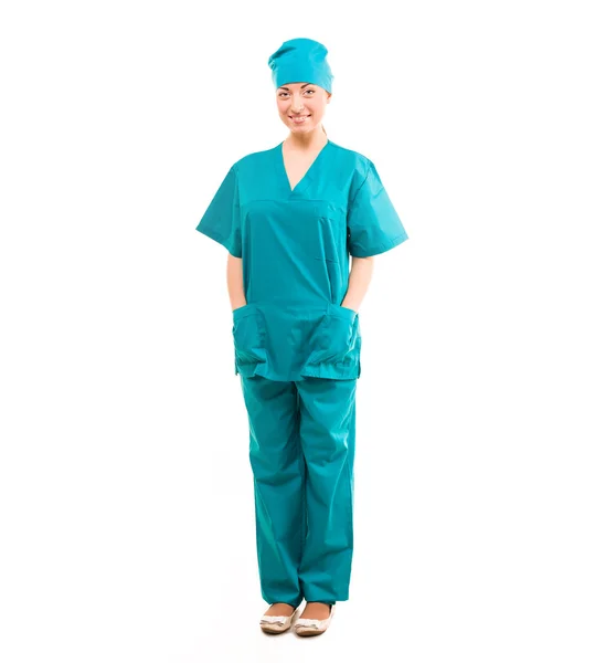 Nurse. doctor. studio — Stock Photo, Image