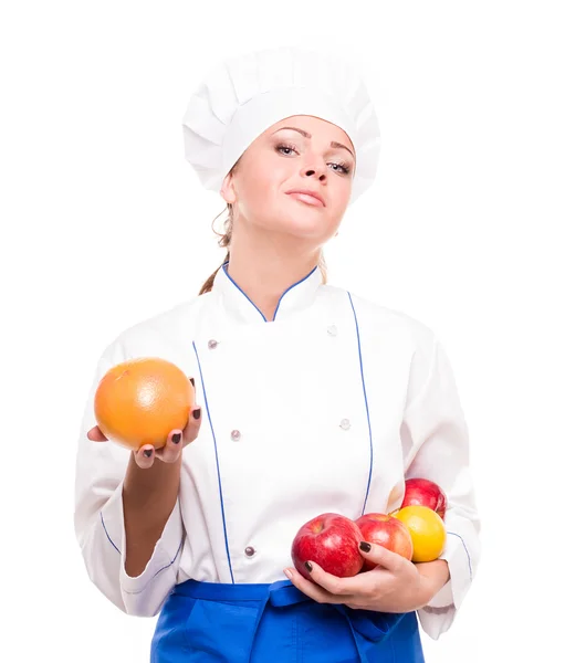 Gesunde Ernährung. Studio weißer Hintergrund — Stockfoto