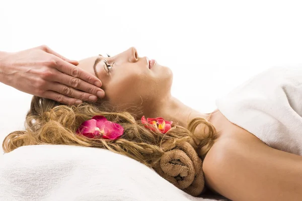 Girl in spa salon — Stock Photo, Image