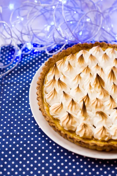 Meringue pie, homemade — стоковое фото