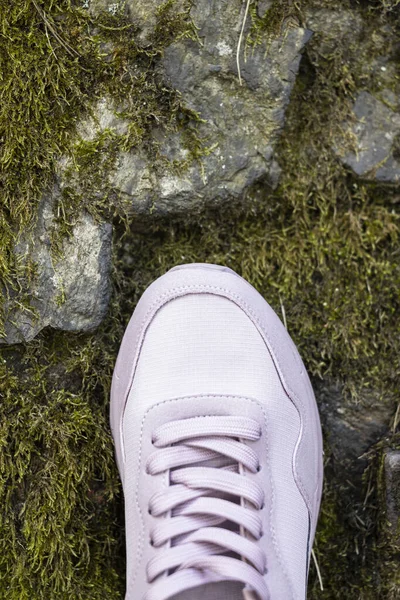 View Beautiful New Sneakers — Stockfoto