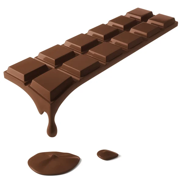 Barra de chocolate — Foto de Stock