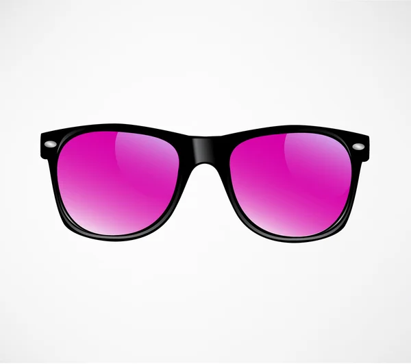 Rosa óculos de sol vetor ilustração fundo — Vetor de Stock