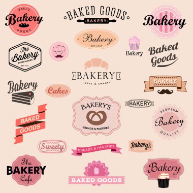 fırın rozetleri ve Etiketler