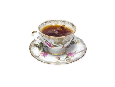 res hibiscus çay porselen fincan