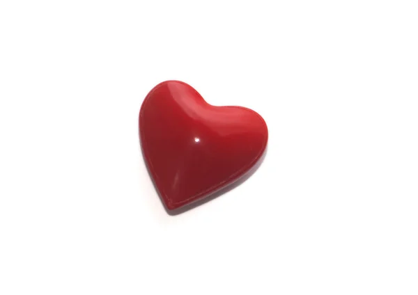 One red heard Valentine — Stock Photo, Image