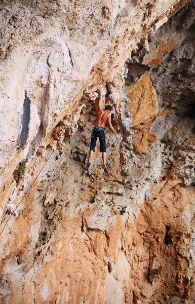 Escalador de rocas — Foto de Stock