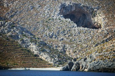 Görünüm sikati Mağarası, kalymnos, Yunanistan