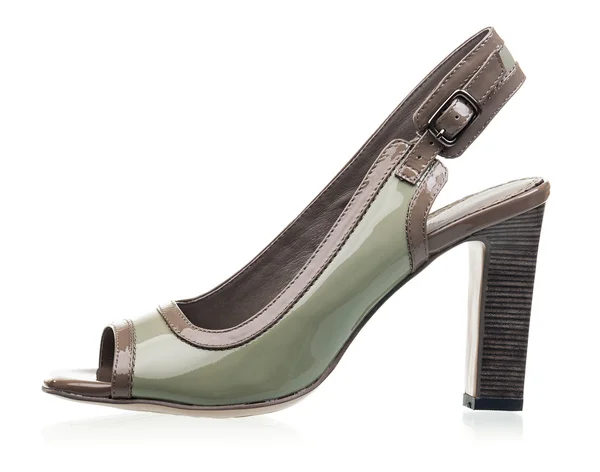 Kvinnligt skor med öppen tå — Stockfoto