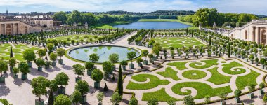 L'Orangerie garden in Versailles. Paris, France clipart
