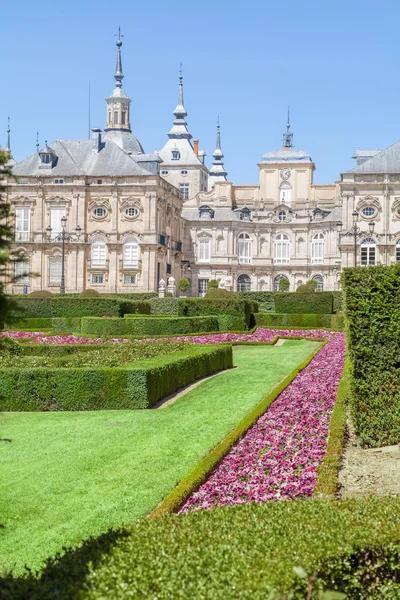 Królewski pałac la granja de san ildefonso w segovia, Hiszpania — Zdjęcie stockowe