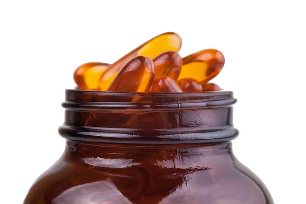 Omega 3 capsules — Stockfoto