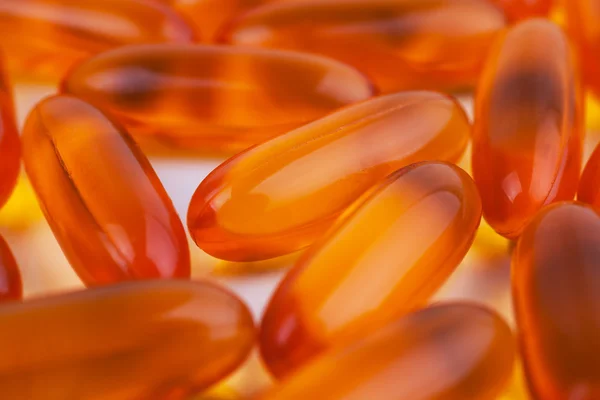 Omega-3-Kapseln — Stockfoto