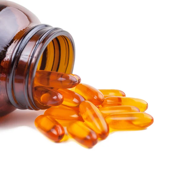 Omega 3 capsules — Stockfoto