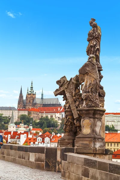 Karelsbrug in Praag. — Stockfoto