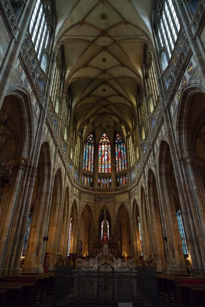 Prag 'daki St. Vitus Katedrali. — Stok fotoğraf