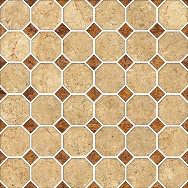 Béžová mozaika vzor výzdoba — Stock fotografie