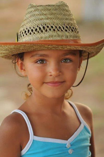 Flicka barn porträtt. — Stockfoto