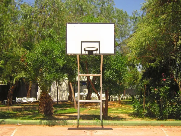 Basketbalové hřiště. — Stock fotografie