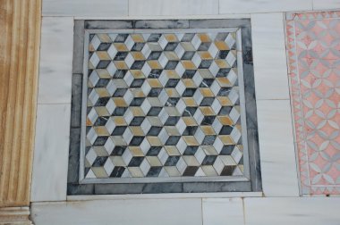 Sardis mozaikler, sart açık Müzesi.-Ege manisa, Türkiye