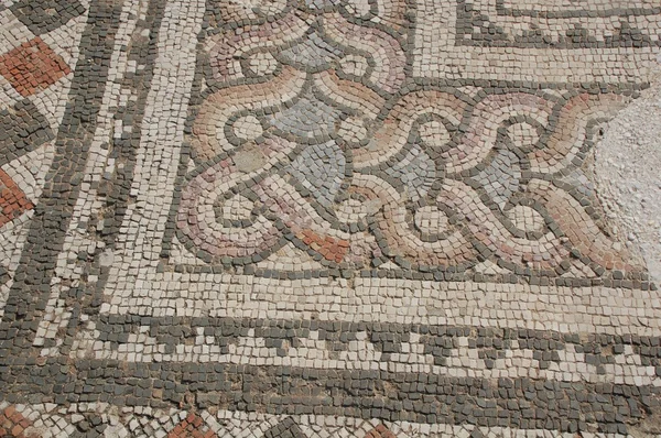 Sardis mosaics, Sart Outdoor museum.- Эгейский Маниса, Турция — стоковое фото