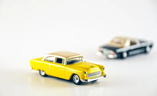 Metal-old model cars — Stock Photo, Image