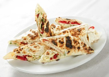 Arapça haddelenmiş lavache tabak