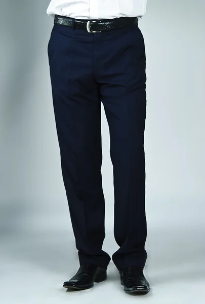 Adamın iş pantolon yakın çekim