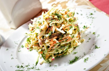 et ve sebze salata tabağı