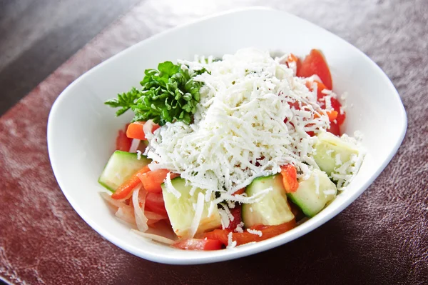 Shot of raw Italian vegetable salad — Stock Photo, Image