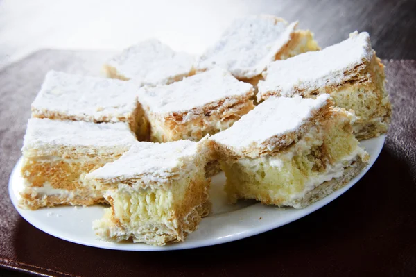 Plate of Italian cakes — Stock Photo, Image