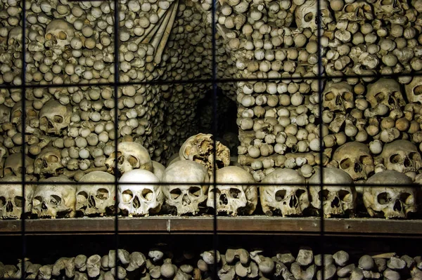 Kutna Hora Czech Republic May 2019 Structure Sculls Bones Chapel — 스톡 사진