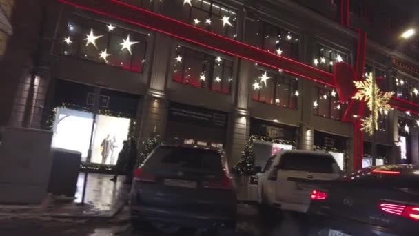 MOSCOW, RUSSIA - JANUARY 3, 2022. Famous TSUM luxury store in the city centre — Vídeo de Stock