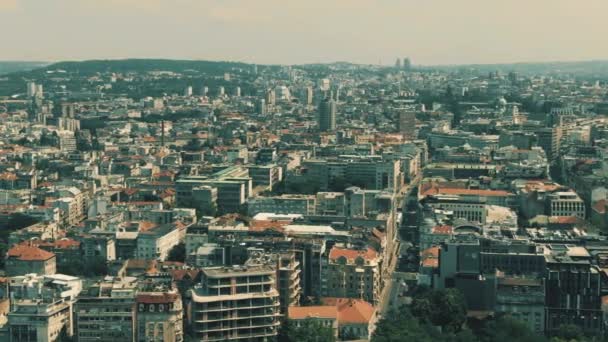 Belgrado Serbia Vista Aérea — Vídeo de stock