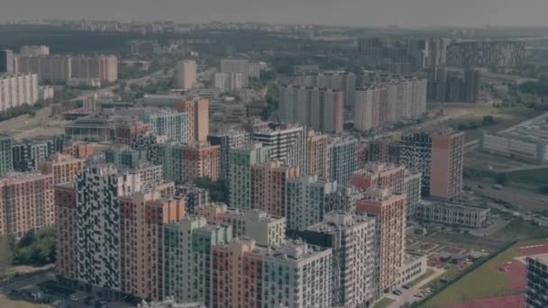 Letecký Snímek Obytné Oblasti Solntsevu — Stock video