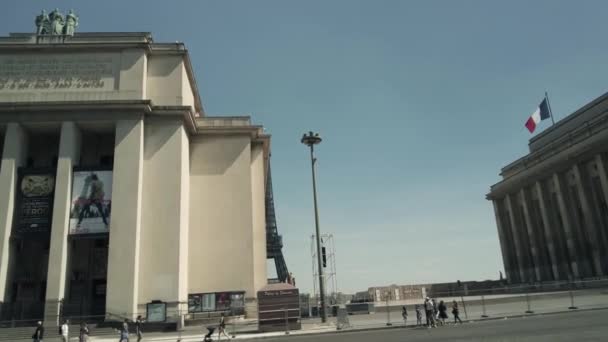 Parigi Francia Luglio 2022 Torre Eiffel Rivelatrice — Video Stock